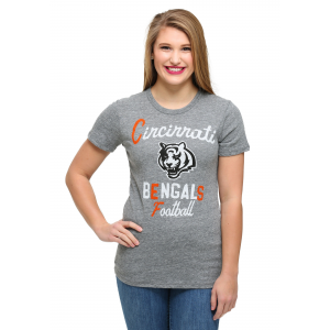 Womens Cincinnati Bengals Touchdown Tri-Blend T-Shirt