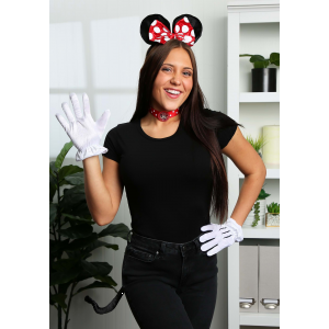 Red Minnie Mouse Accessories Kit for Women
