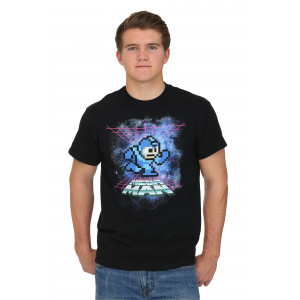 Mega Man Cosmic Background T-Shirt