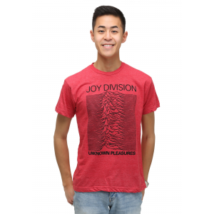 Joy Division Unknown Pleasures Heather Red T-Shirt