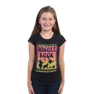 Jungle Book Group Outline Girls T-Shirt