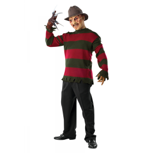 Adult Deluxe Freddy Costume Sweater w/ Mask