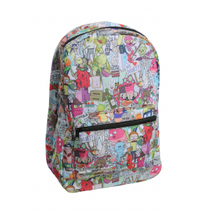 Rick and Morty All-Over Print School Backpack