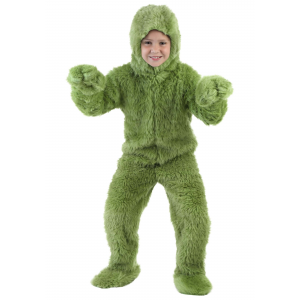 Green Furry Jumpsuit Costume