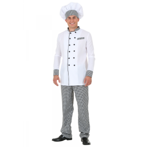 White Chef Jacket Costume for Men