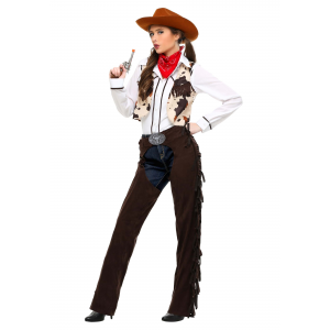 Cowgirl Chaps Costume for Women