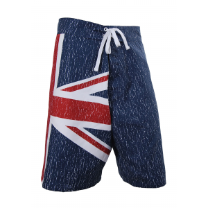 Mens UK Union Jack Flag Swim Board Shorts