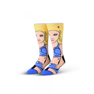 WWE Charlotte Flair 360 Knit Socks Odd Sox Adult Unisex