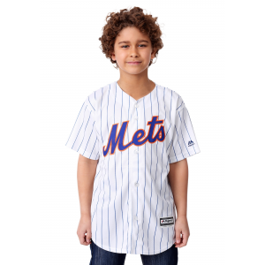 Mets Home Replica Blank Back Kids Jersey