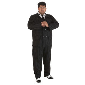 Deluxe Gangster Plus Size Costume for Men