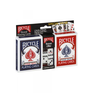 Bicycle Playing Cards 2-Pack and Dice Set
