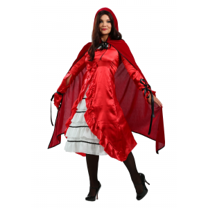 Plus Size Fairytale Red Riding Hood Costume For Women