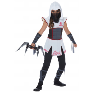 White Ninja Girls Costume