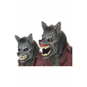 Grey Werewolf Ani-Motion Mask