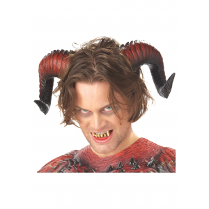Demonic Devil Horns and Teeth