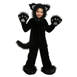 Premium Black Cat Costume for Kids