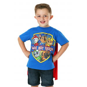 Paw Patrol Boy's Small But Tough T-Shirt with Cape