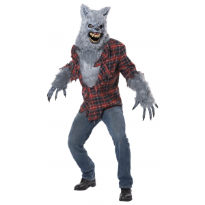 Gray Lycan Werewolf Mens Costume