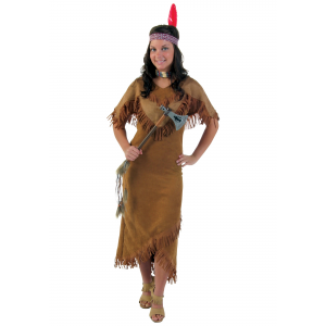 Deluxe Native American Plus Size Costume for Women