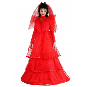 Red Gothic Wedding Dress for Women