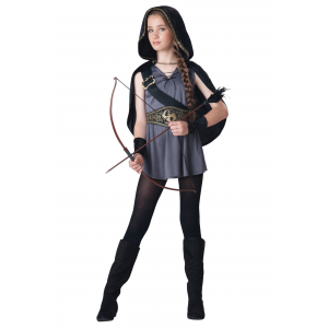 Hooded Huntress Costume for Girls