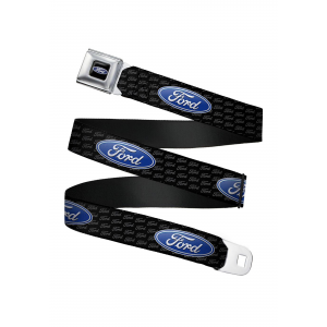 Oval Ford Logo Seatbelt Buckle Belt