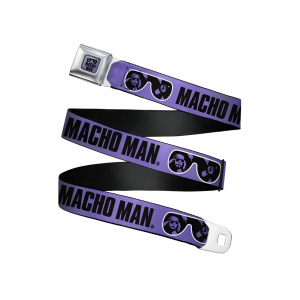 WWE Macho Man Sunglasses Adult Seatbelt Buckle Belt