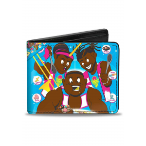 The New Day Booty O's Group Pose WWE Bi-Fold Wallet