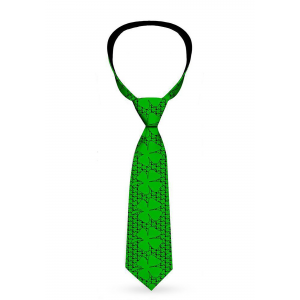 Saint Patrick's Day- Clovers Green Necktie