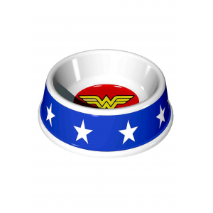 Melamine Wonder Woman Logo Pet Bowl- 7.5" (16OZ)