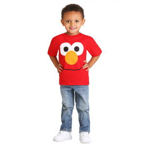 Toddler Elmo Big Face Boy Costume Tee