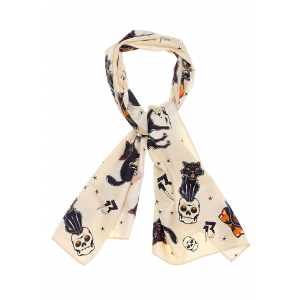 Bad Girl Black Cats Scarf from Sourpuss Clothing