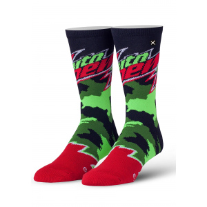 Odd Sox Mountain Dew Camo Knit Adult Socks