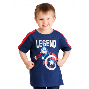 Toddler Boys Captain America Marvel Legend T-Shirt