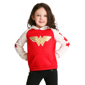 Toddler Girl's Wonder Woman Hoodie