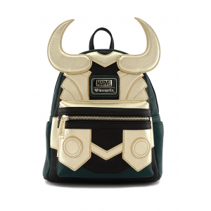 Avengers Loki Faux Leather Mini Backpack from Loungelfy
