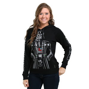 Vader Front & Back Print Juniors Hoodie from Star Wars