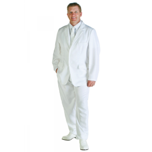White Plus Size Suit Costume 2X 3X