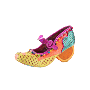 'Fruit Punch' Orange/Mint Orange Irregular Choice Heels