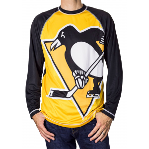 Men's NHL Pittsburgh Penguins Long Sleeve Rash Guard T-Shirt