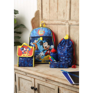 5pc Mickey Mouse Backpack Set