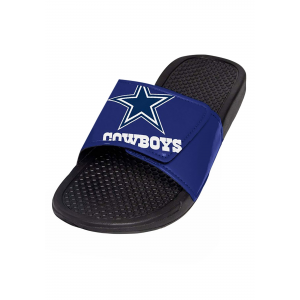Men's Dallas Cowboys Cropped Big Logo Slide Flip Flops