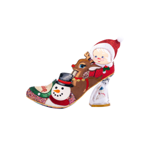 'Santa's Workshop' Irregular Choice Christmas Heels w/ Flashing Lights