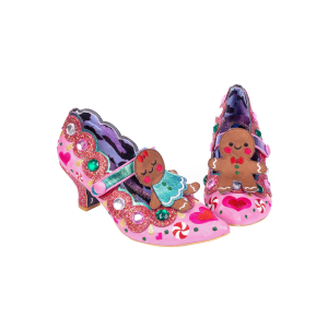 'Sweet Ginger Love' Irregular Choice Gingerbread Men Christmas Heels