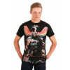 Rainbow Thor Men's Black T-Shirt