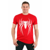 Red Men's Spider-Man Video Game Logo T-Shirt