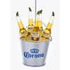 Corona Resin Ornament Bottles in Ice Bucket
