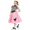 Poodle Skirt Dress Costume for Girls