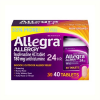 Allegra Allergy Non-Drowsy 24HR Indoor/Outdoor Allergy Relief 40 Tablets