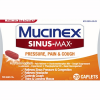 Mucinex Maximum Strength Sinus-Max Pressure, Pain & Cough 20 Caplets